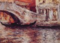 Gondeln Entlang Venezia Canal Impressionismus William Merritt Chase Venedig